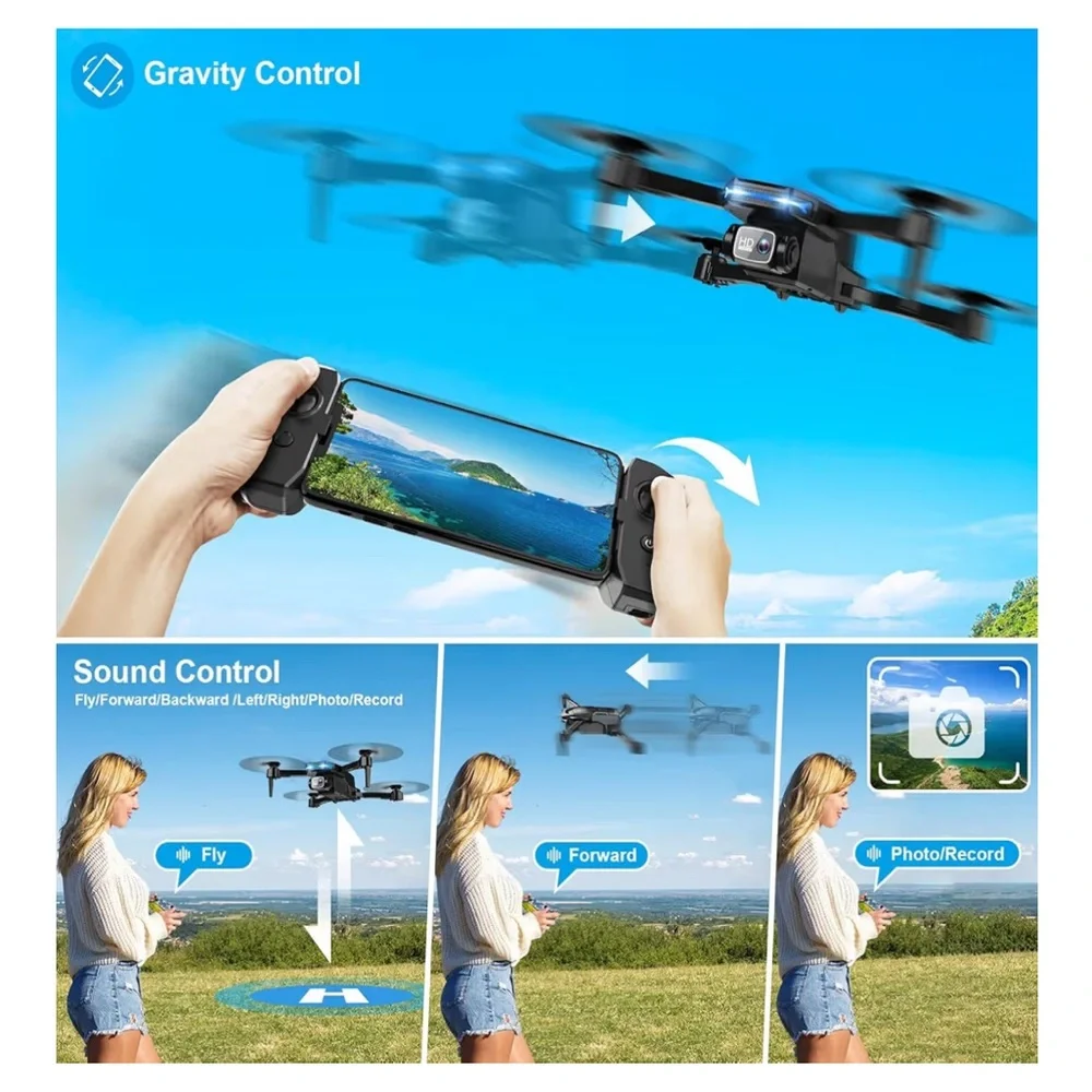 Drone with Camera - Drone with Screen on Controller for Beginners NWT